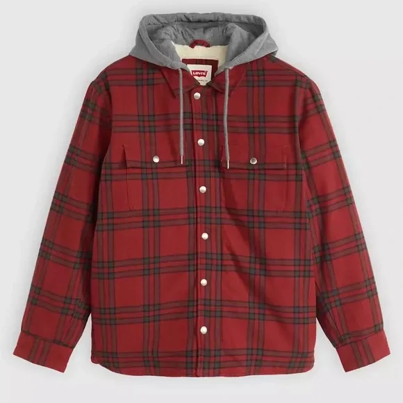 Francisco Sherpa Flannel Heavy Shirt Jacket - Picture 3 of 12
